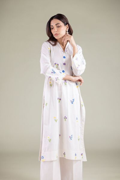 Embroidered | Cambric | Kurta | USD 35.00