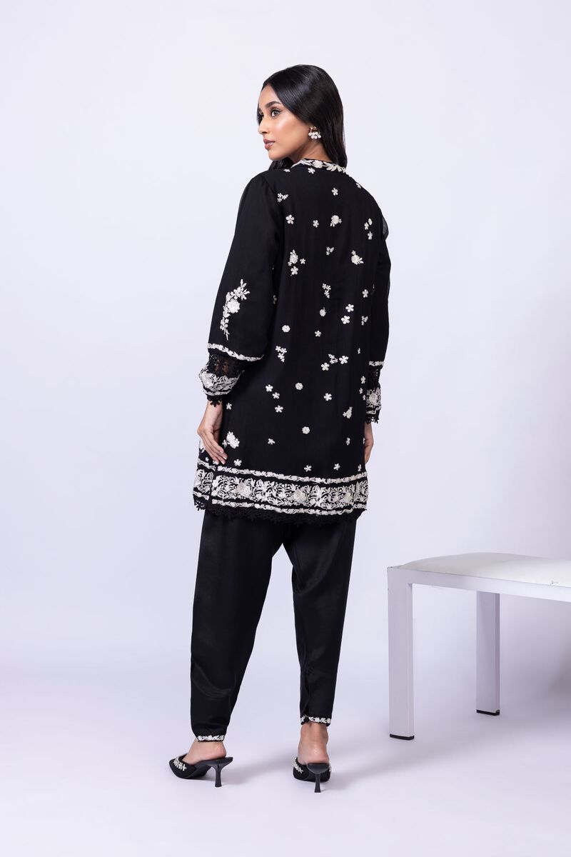 Embroidered | Polyester Crinkle Chiffon | Kurta | USD 24.00