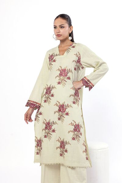 Embroidered | Crosshatch | Fabrics 2 Piece | Top and Bottom | USD 40.00