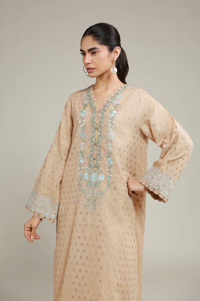 Embroidered | Jacquard | Fabrics 2 Piece | Top and Bottom | USD 55.00