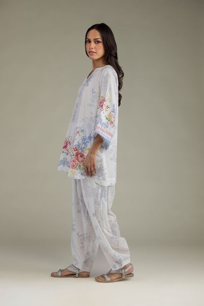 Printed | Cambric | Floral Cambric Pants | USD 30.00