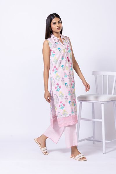 Embroidered | Crosshatch Poplin | Pants | USD 20.00
