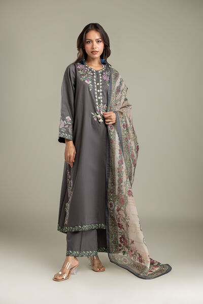 Embroidered | Polyester Silk | Dupatta | USD 30.00