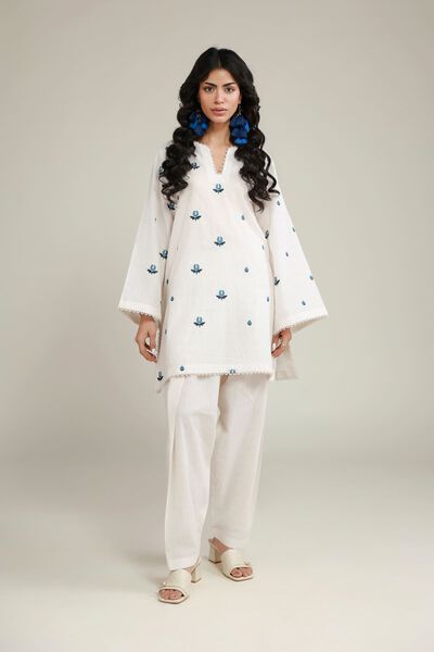 Embroidered | Dobby | Fabrics 2 Piece | Top and Bottom | USD 40.00