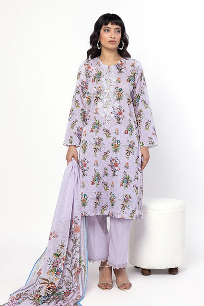 Embroidered | Lawn | Fabrics 3 Piece | USD 45.00