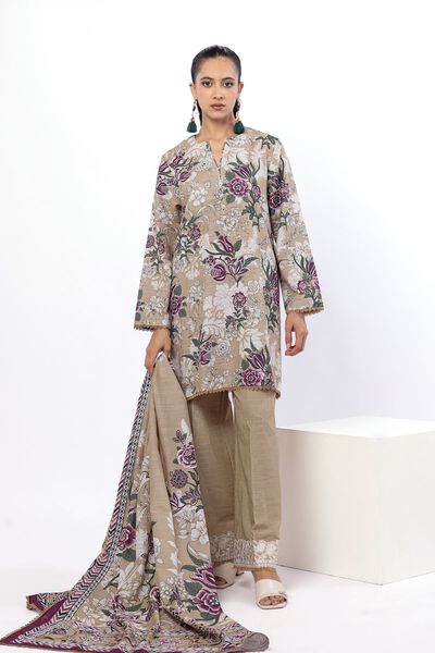 Embroidered | Light Khaddar | Tailored 3 Piece | USD 50.00