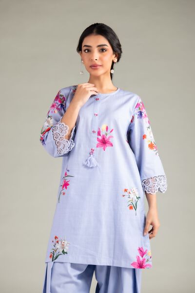 Printed  | Textured Cotton | Kurta | USD 21.00