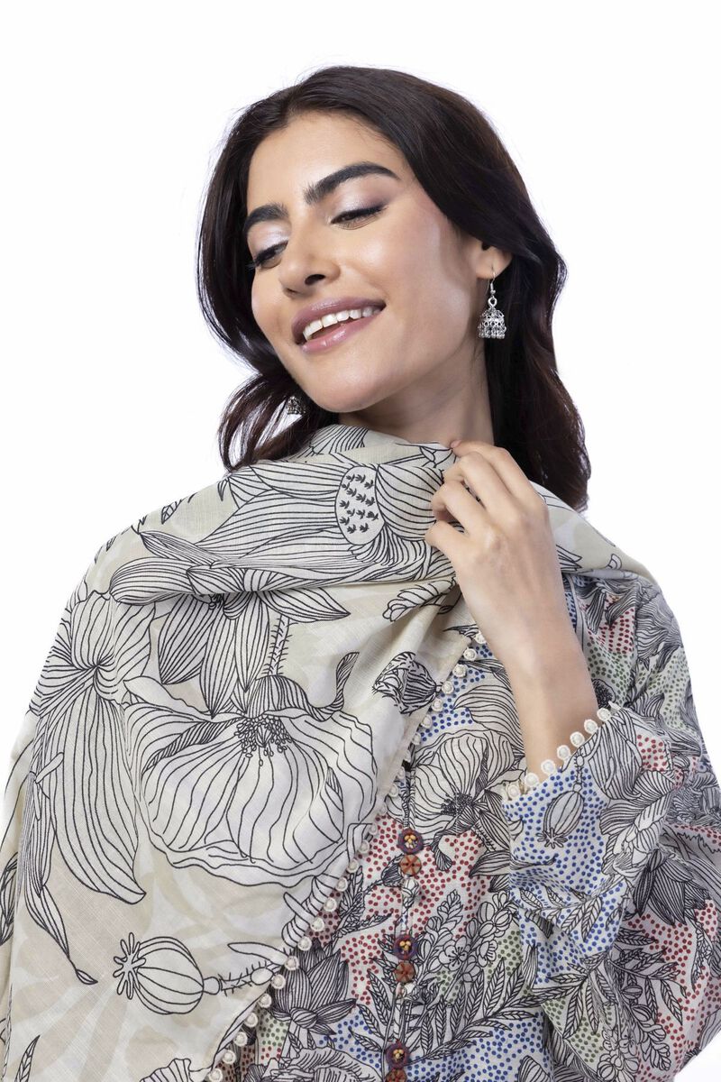 Printed | Light Khaddar | Fabrics 3 Piece | null