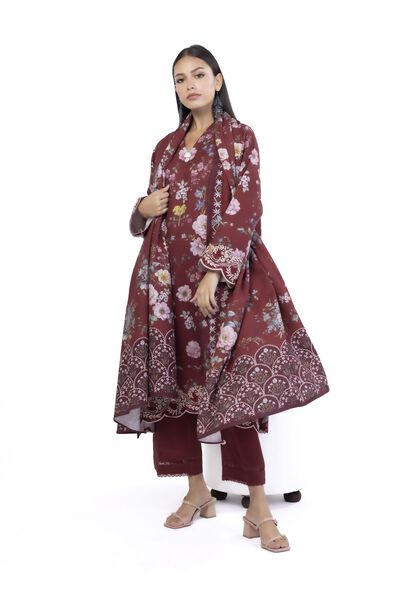 Embroidered | Blended Khaddar | Tailored 3 Piece | USD 60.00