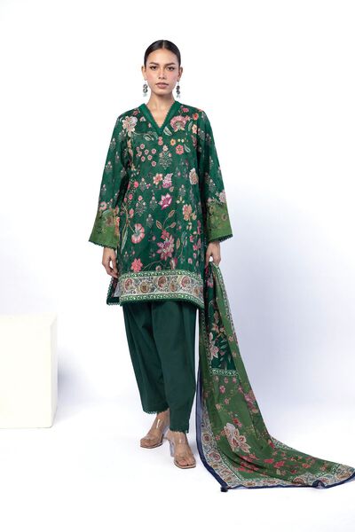 Printed | Broshia | Fabrics 3 Piece | USD 45.00