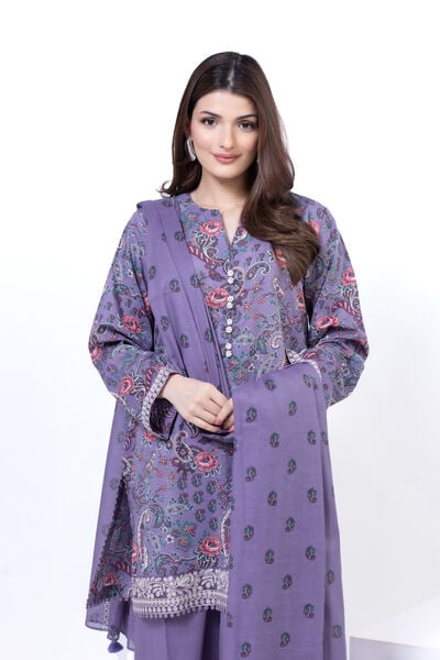 Embroidered | Lawn | Fabrics 3 Piece | USD 40.00