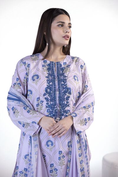 Embroidered | Lawn | Fabrics 3 Piece | USD 20.00