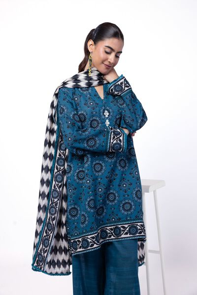 Printed | Light Khaddar | Fabrics 3 Piece | USD 30.00