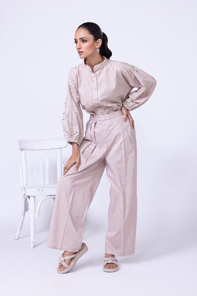Dyed | Crosshatch Poplin | Trousers | USD 6.00