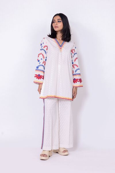 Embroidered | Cambric | Pants | USD 20.00