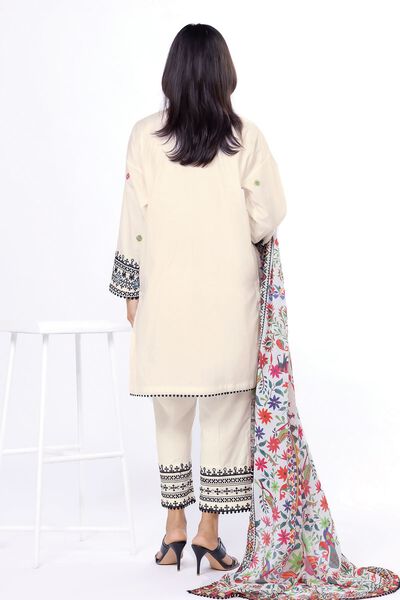 Embroidered | Dobby | Fabrics 3 Piece | USD 50.00