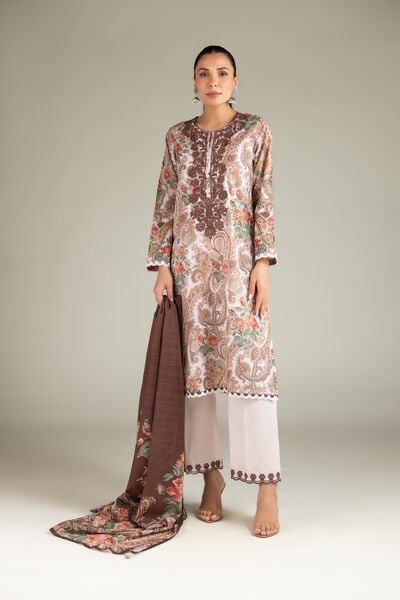 Embroidered | Mesuri | Fabrics 3 Piece | USD 45.00
