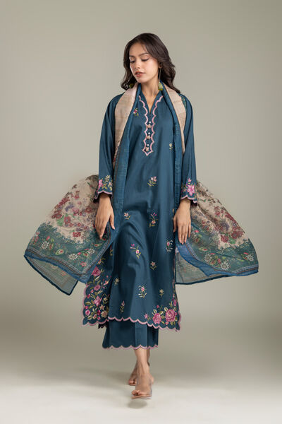 Embroidered | Polyester Silk | Dupatta | USD 30.00