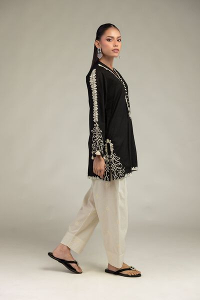 Embroidered | Cotton Dobby | Floral Cotton Shalwar  | USD 35.00