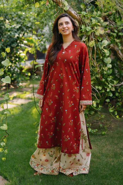 Printed | Cambric | Long Cambric Kurta | USD 35.00