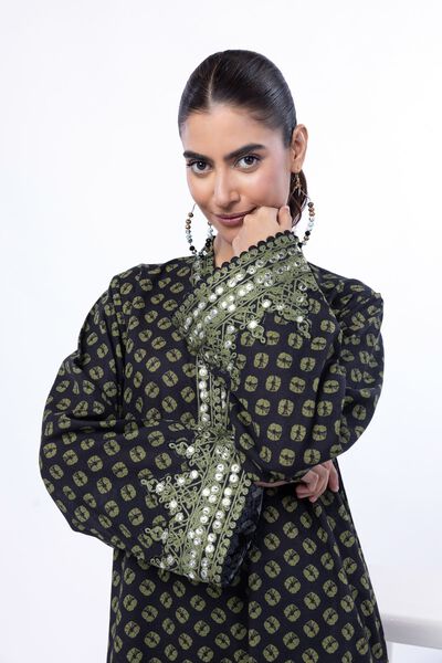 Embroidered | Khaddar | Fabrics 2 Piece | Top and Bottom | USD 17.50