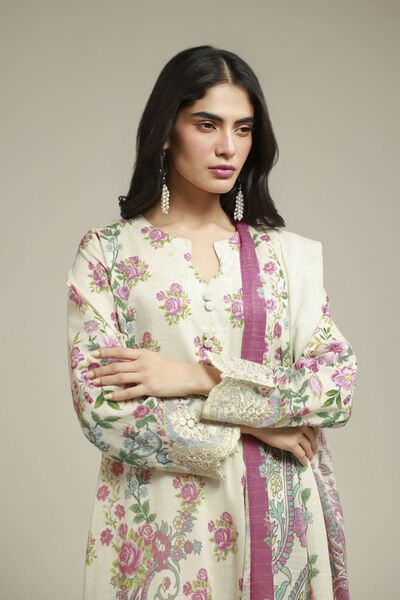 Embroidered | Mesuri | Fabrics 3 Piece | USD 45.00