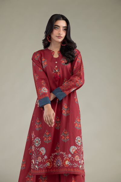Printed | Cambric | Floral Cambric Kurta | USD 40.00