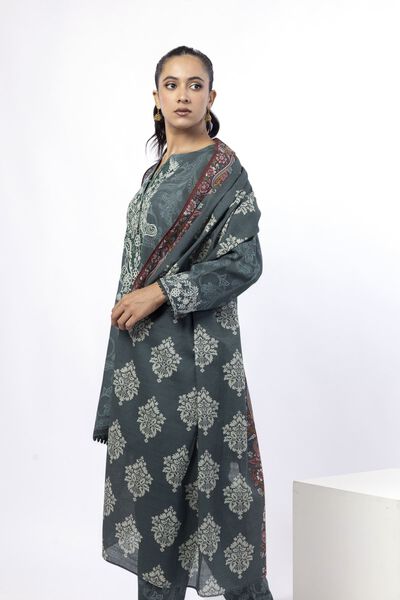 Embroidered | Light Khaddar | Fabrics 3 Piece | USD 35.00