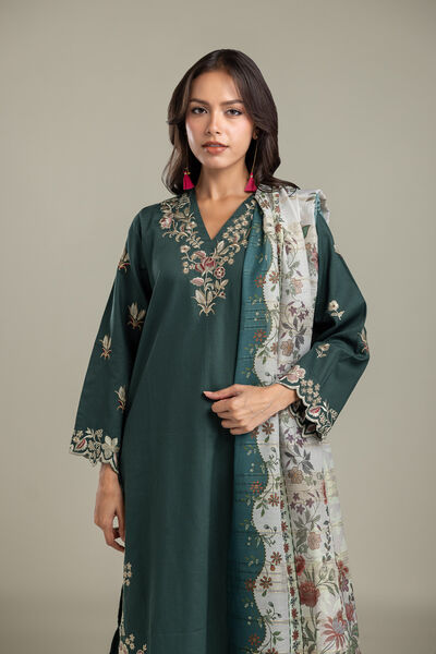 Embroidered | Polyester Silk | Dupatta | USD 30.00