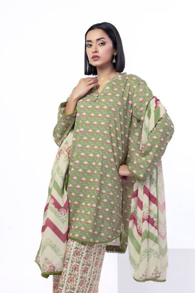 Printed | Cotton | Fabrics 3 Piece | USD 30.00