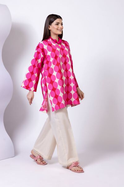 Printed | Crosshatch Poplin | Pants | USD 15.00