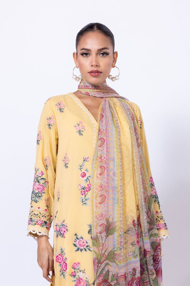 Embroidered | Bamber Chiffon | Dupatta | null