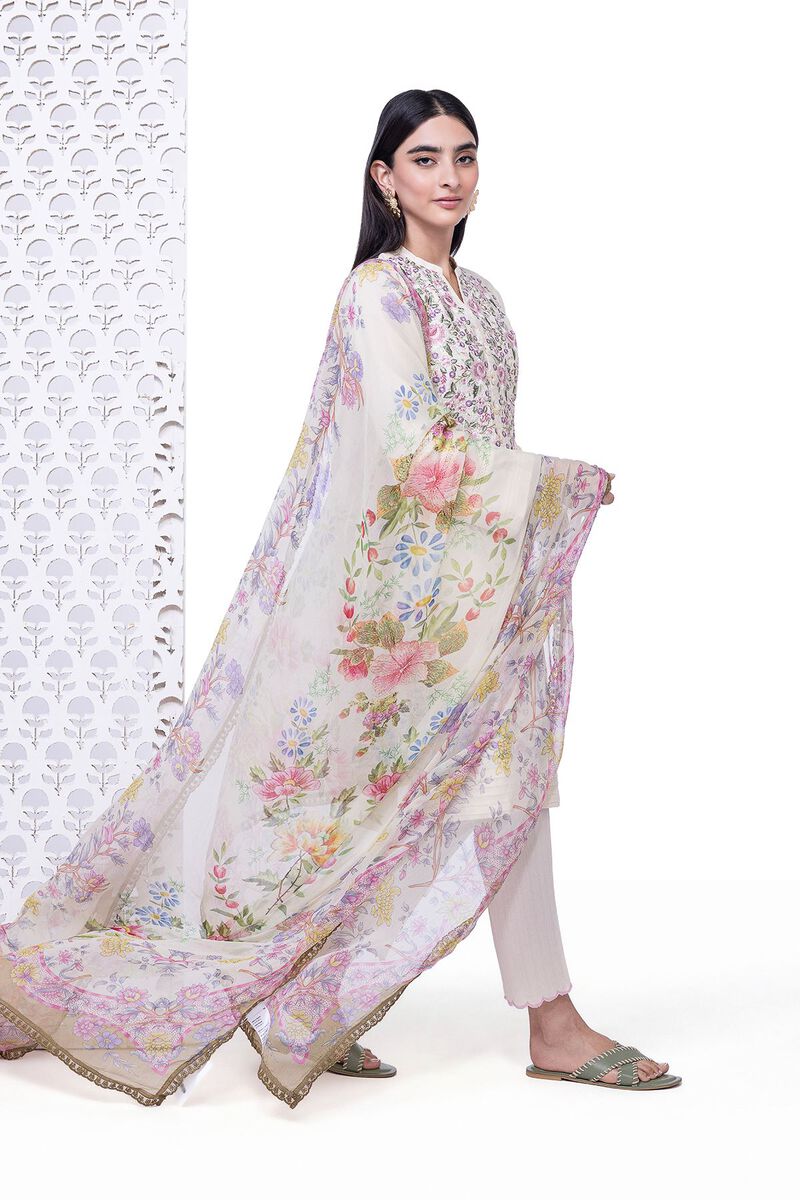 Printed | Bamber Chiffon | Dupatta | null