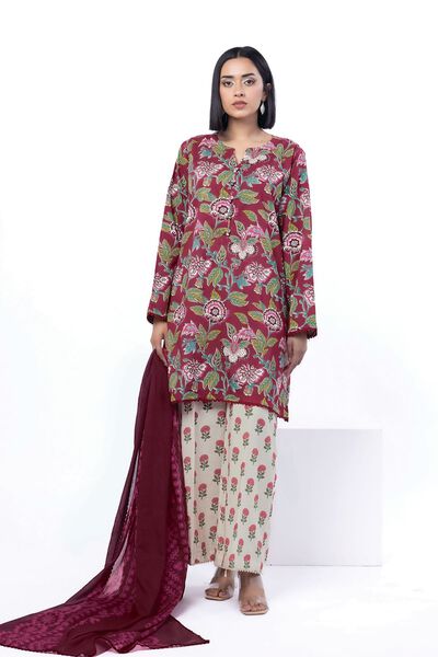 Printed | Cotton | Fabrics 3 Piece | USD 30.00