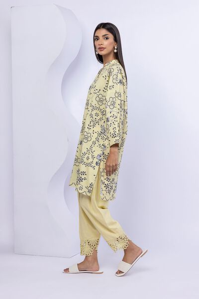Embroidered | Crosshatch Poplin | Pants | USD 20.00