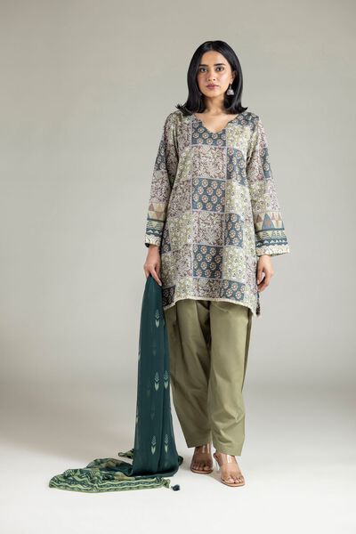 Embroidered | Lawn | Fabrics 3 Piece | USD 22.50