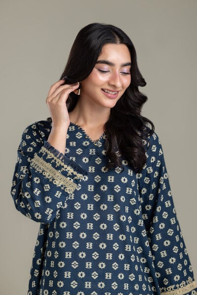 Embroidered | Light Khaddar | Fabrics 2 Piece | Top and Bottom | USD 35.00