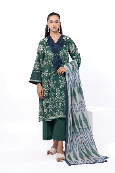 Embroidered | Cambric | Fabrics 3 Piece | USD 20.00