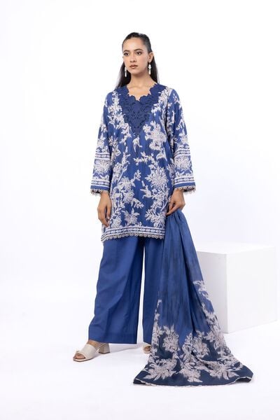 Embroidered | Cotton | Tailored 3 Piece | USD 50.00