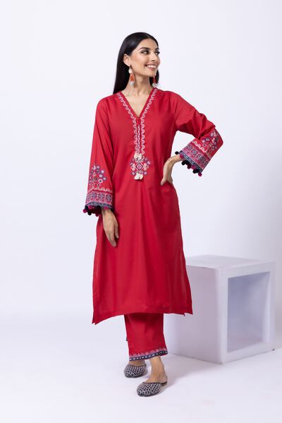 Embroidered | Cambric | Pants | USD 17.00