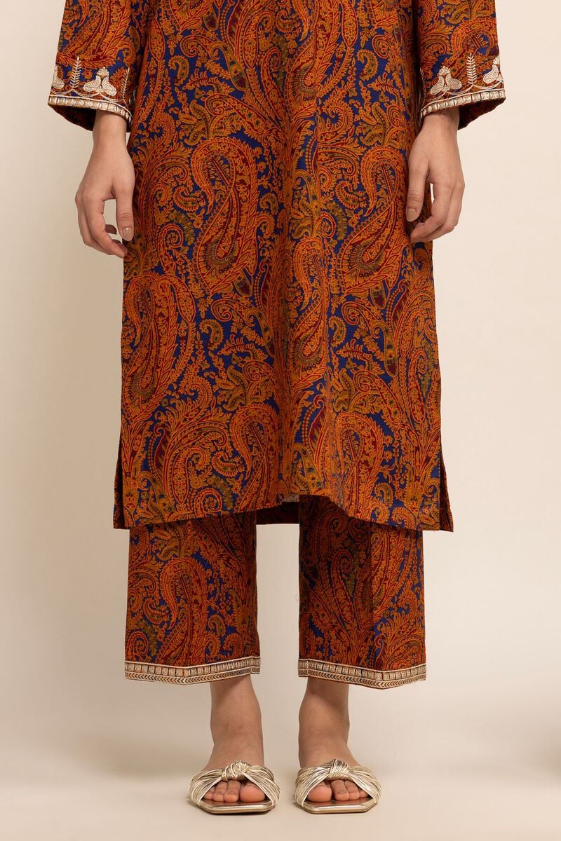 Pants | Embroidered, NAVY, hi-res image number null