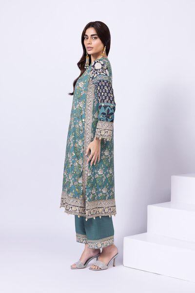 Embroidered | Russian Raw Silk | Pants | USD 9.00