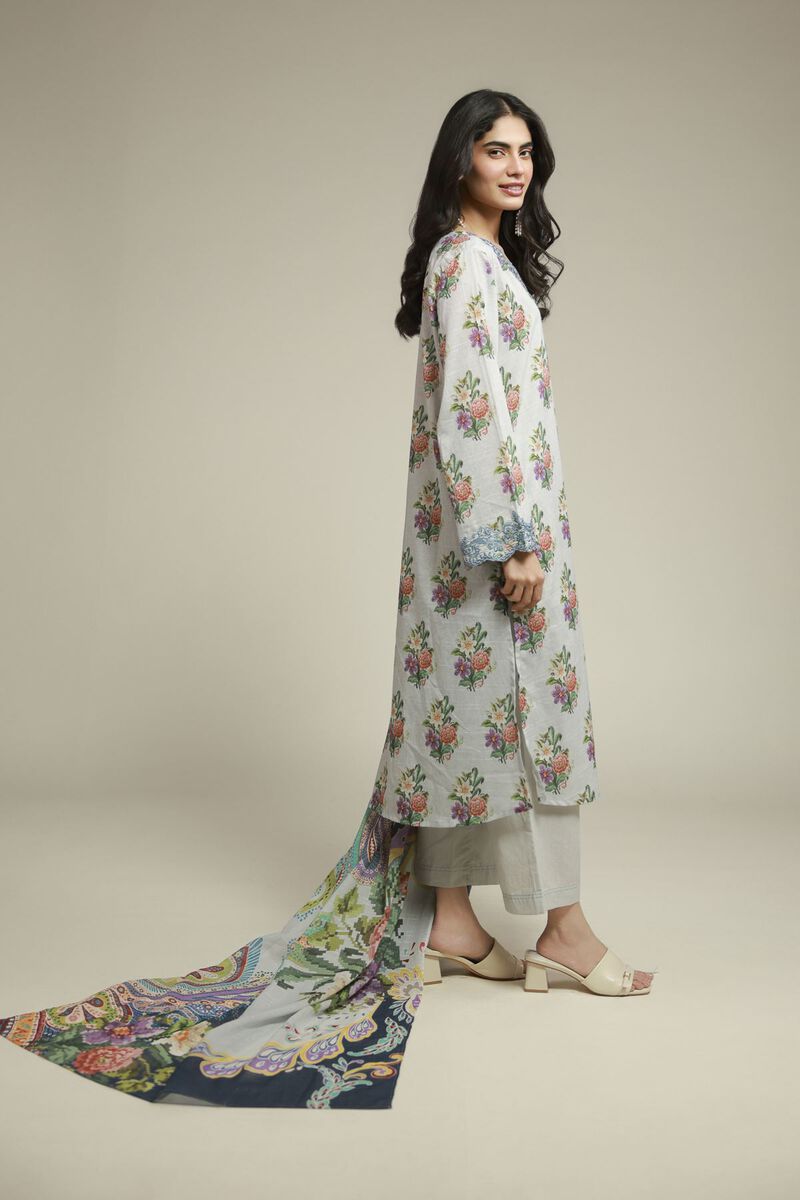 Embroidered | Mesuri | Fabrics 3 Piece | USD 45.00