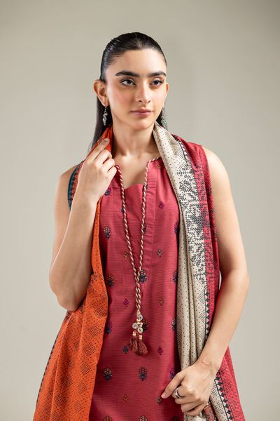 Embroidered | Mesuri | Sleeveless Longline Kurta | USD 40.00