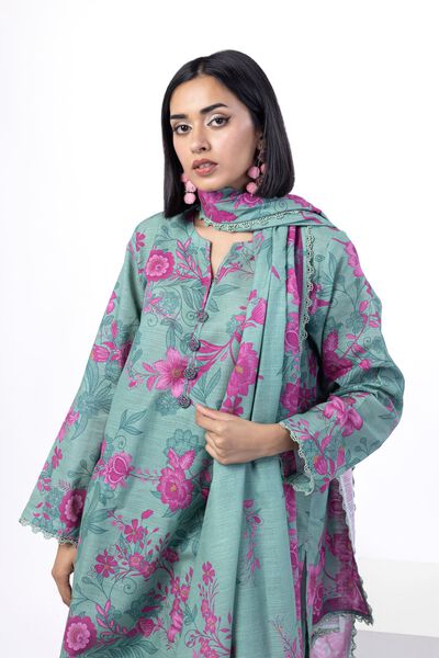 Printed | Light Khaddar | Fabrics 3 Piece | USD 30.00