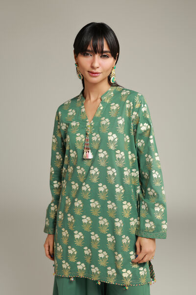 Printed | Cambric | Cambric Co-ords Set | USD 30.00