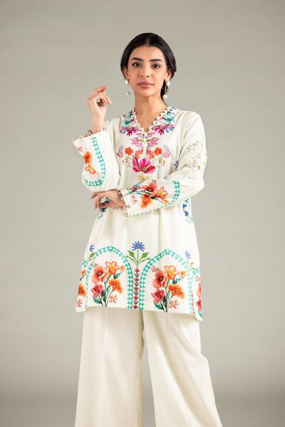 Embroidered | Textured Cotton | Kurta | USD 10.50