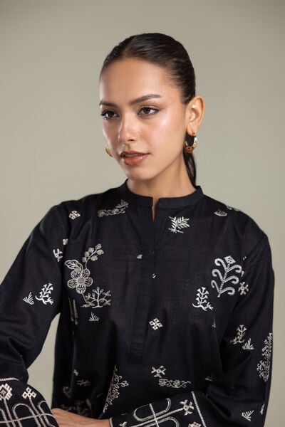 Embroidered | Heavy Textured Cotton | Fabrics 2 Piece | Top and Bottom | USD 45.00