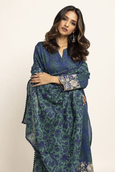 Fabrics 3 Piece Suit, BLUE, hi-res
