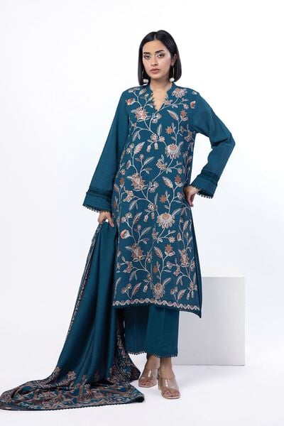 Embroidered | Khaddar | Tailored 3 Piece | USD 70.00